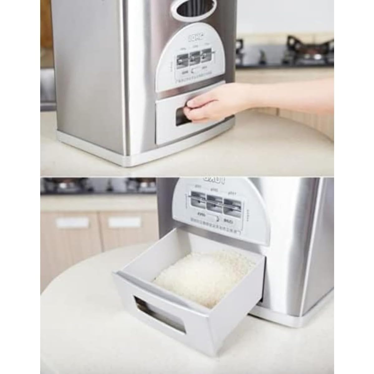 Amazon｜BQQB 米びつ密閉 ライスバレル 食品容器 虫除け 防湿